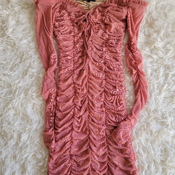 Majorelle Deep Blush Darling Mini Dress - Picture 4 of 6